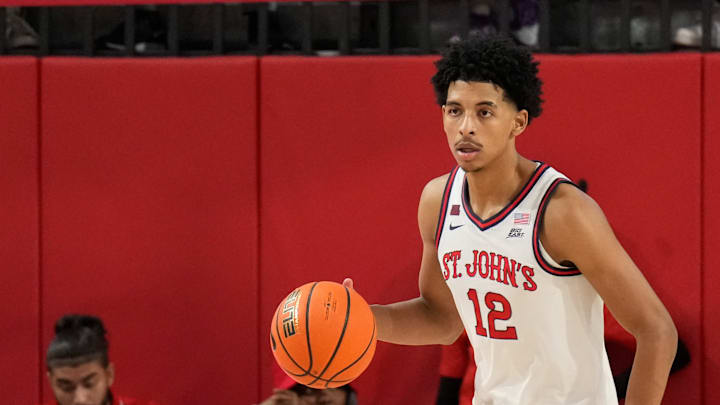 Fordham v St. John's; St. John's basketball wing RJ Luis