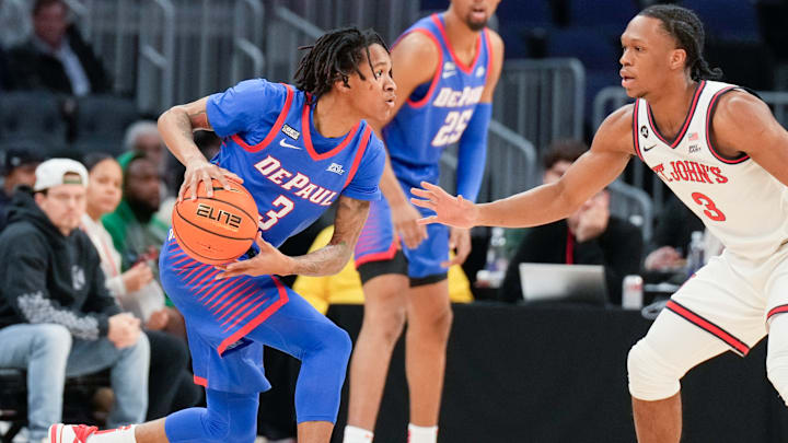 DePaul v St. John's; St. John's basketball plays against DePaul