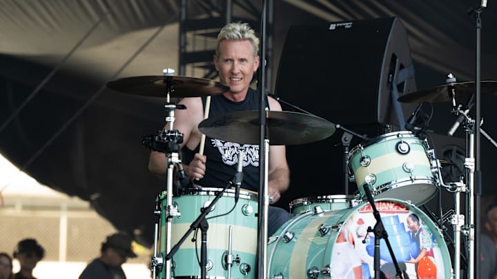 Josh Freese performs with The Vandals at the 2025 Warped Tour in Long Beach, CA