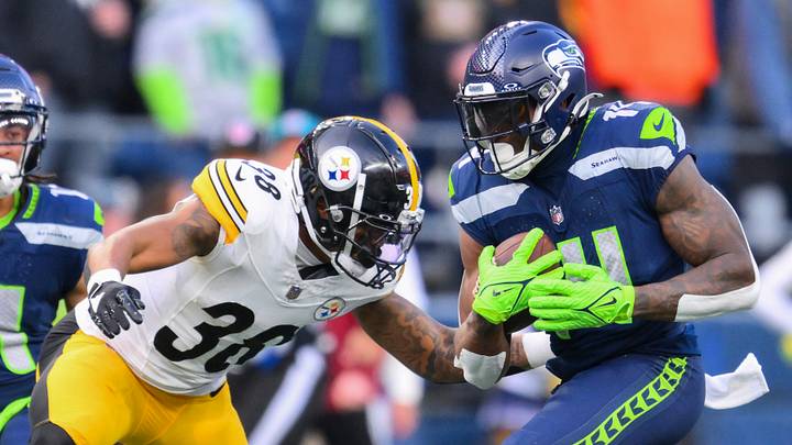 DK Metcalf of the Seattle Seahawks