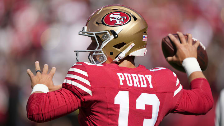 San Francisco 49ers quarterback Brock Purdy (13)