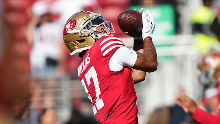 San Francisco 49ers wide receiver Jordan Watkins