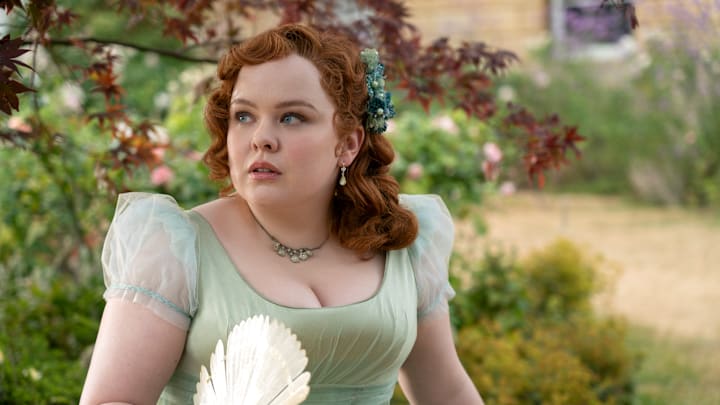 Bridgerton. Nicola Coughlan as Penelope Featherington in episode 301 of Bridgerton. Cr. Liam Daniel/Netflix © 2024