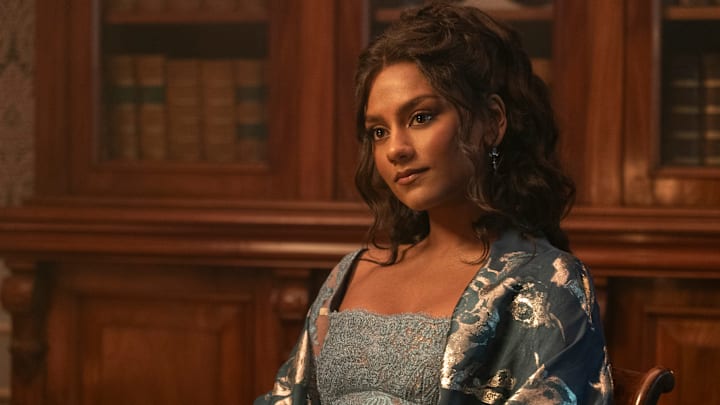 Bridgerton. Simone Ashley as Kate Sharma in episode 307 of Bridgerton. Cr. Liam Daniel/Netflix © 2024