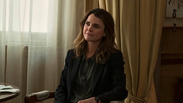 The Diplomat. Keri Russell as Kate Wyler in episode 205 of The Diplomat. Cr. Alex Bailey/Netflix © 2024