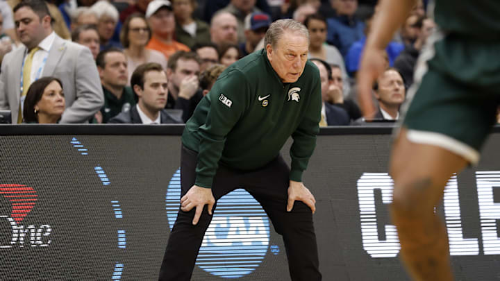 Michigan State Spartans head coach Tom Izzo