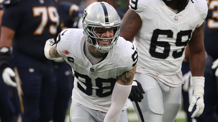 Las Vegas Raiders defensive end Maxx Crosby