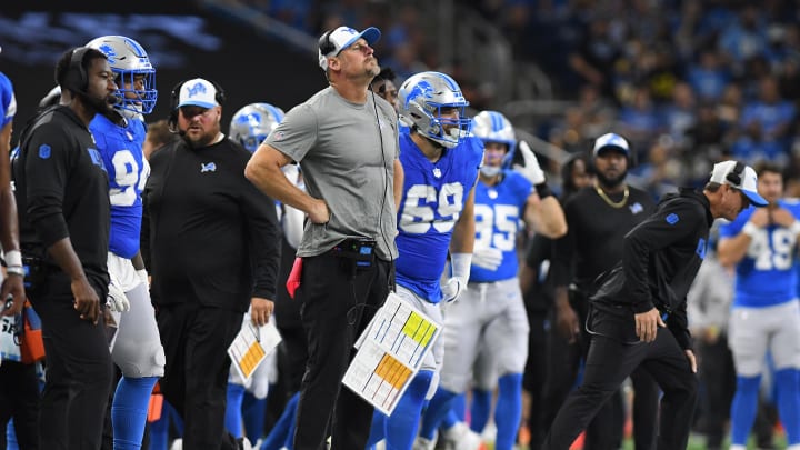 Detroit Lions head coach Dan Campbell.