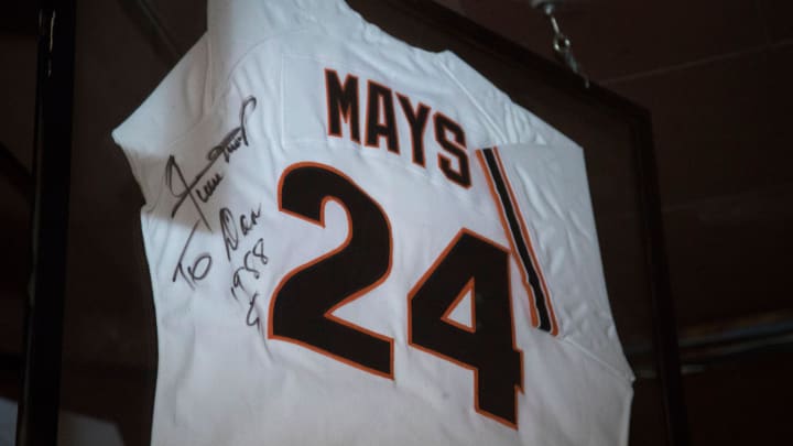 Willie Mays' jersey, February 27, 2019, at Don & Charlie's, 7501 E. Camelback Road, Scottsdale.

Don Charlie S