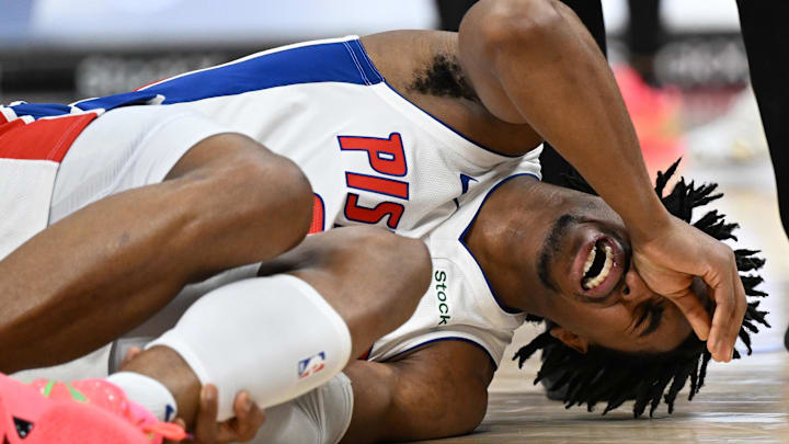 Detroit Pistons guard Jaden Ivey fractured his fibula on a loose ball on Wednesday night.