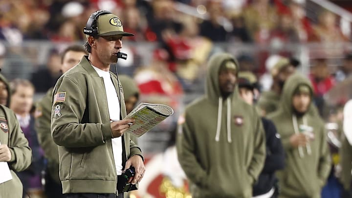 Kyle Shanahan stood up for his player. Kyle Shanahan stood up for his player.