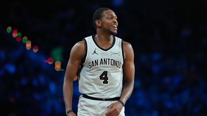 San Antonio Spurs guard De'Aaron Fox.