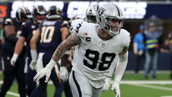 The Raiders decided to sit Maxx Crosby for the team’s final two games of the season.