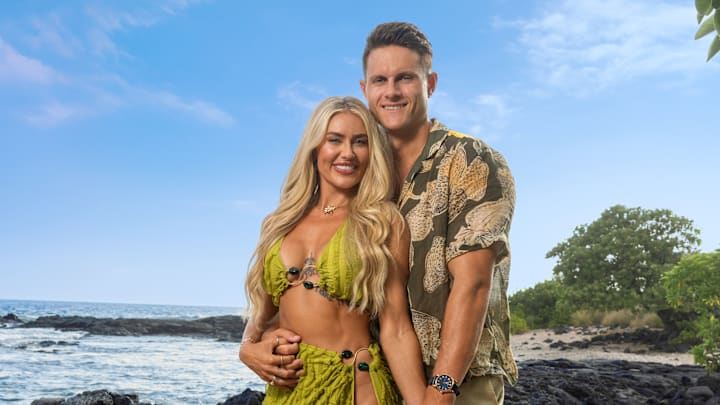 Temptation Island. (L to R) Scarlett Bentley, Cole Mueller in season 2 of Temptation Island. Cr. Sara Mally/Netflix © 2026