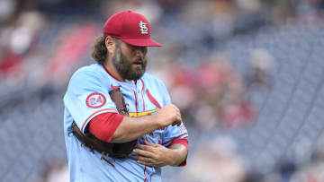 Lance Lynn pitches against the Washington Nationals