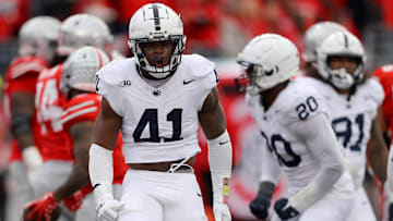 Penn State Nittany Lions linebacker Kobe King (41)