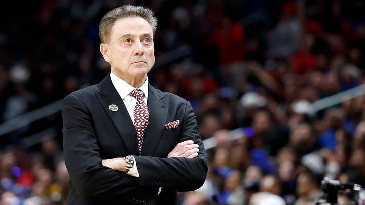 Mar 27, 2026; Washington, DC, USA; St. John's Red Storm head coach Rick Pitino reacts in the first half during a Sweet Sixteen game of the East Regional of the men's 2026 NCAA Tournament at Capital One Arena. Mandatory Credit: Amber Searls-Imagn Images Mar 27, 2026; Washington, DC, USA; St. John's Red Storm head coach Rick Pitino reacts in the first half during a Sweet Sixteen game of the East Regional of the men's 2026 NCAA Tournament at Capital One Arena. Mandatory Credit: Amber Searls-Imagn Images