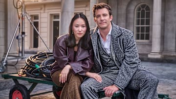 Bridgerton. (L to R) Yerin Ha, Luke Thompson of Bridgerton. Cr. Gavin Bond/Netflix © 2024