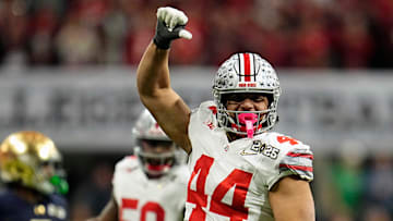 Ohio State Buckeyes defensive end JT Tuimoloau