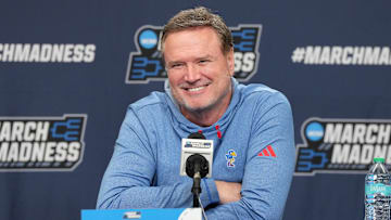Bill Self, NCAA Men's Basketball Tournament - Practice Day