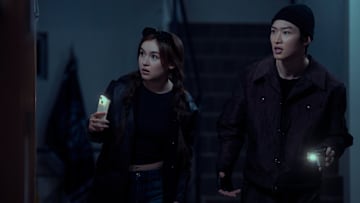 (L to R) Anna Cathcart as Kitty Song Covey, Sang Heon Lee as Min Ho Moon in episode 203 of XO, Kitty