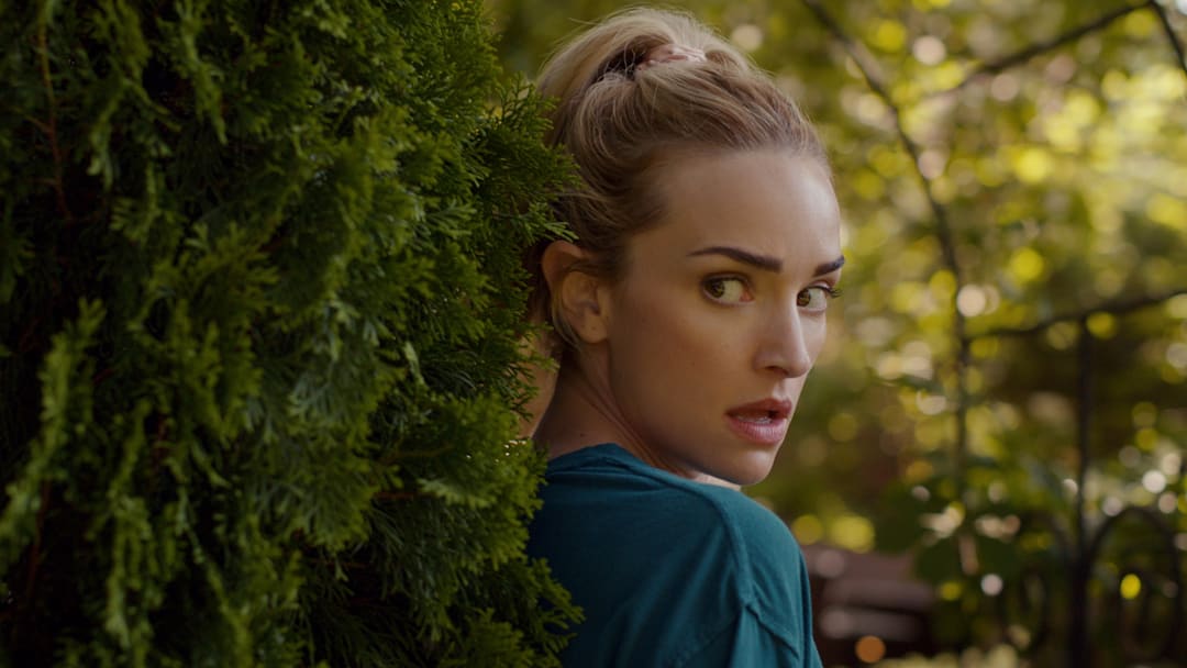 Brianne Howey as Georgia Miller in episode 304 of Ginny and Georgia Brianne Howey as Georgia Miller in episode 304 of Ginny and Georgia