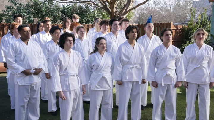 The cast of Cobra Kai in season 6