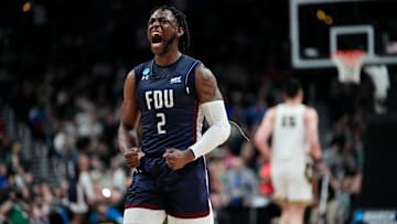 No. 16 FDU upset No. 1 Purdue in the 2023 NCAA tournament. 