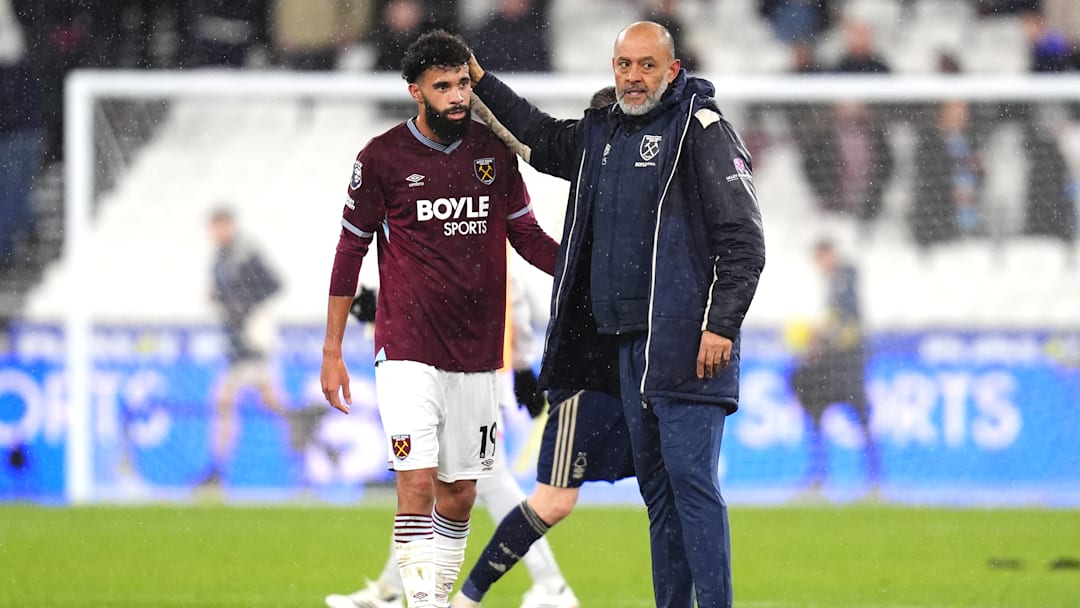 West Ham United Manager, Nuno Espirito Santos, and new signing, Pablo Felipe
