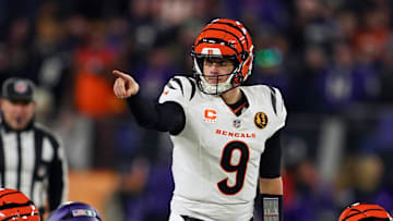 Cincinnati Bengals quarterback Joe Burrow was on top of the clock situation on Thursday night.