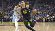 Jordan Poole fue uno de los mejores anotadores de los Warriors en el juego del sábado ante los Grizzlies 