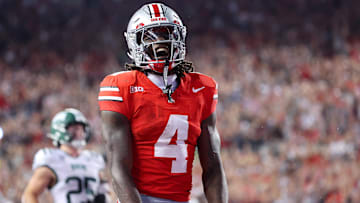 Ohio State Buckeyes wide receiver Jeremiah Smith (4)