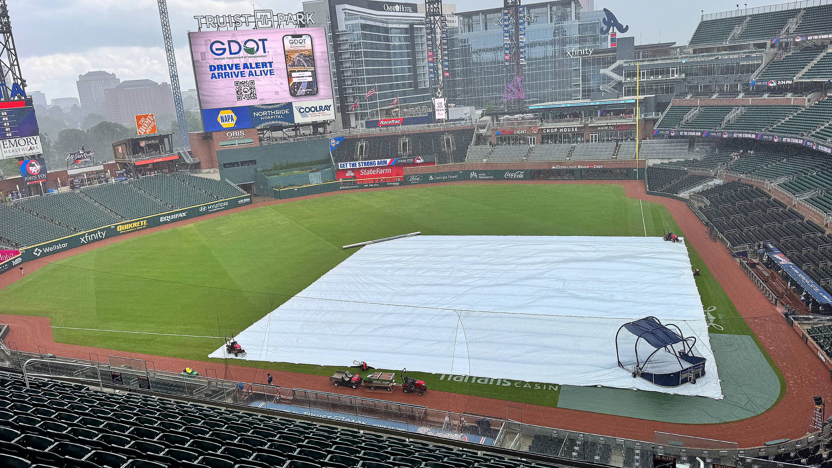 Mets vs. Braves start time: Rain delay updates from Atlanta, July 5