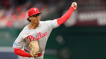Philadelphia Phillies left-hander Jesus Luzardo gets the start against the Miami Marlins on Sunday.