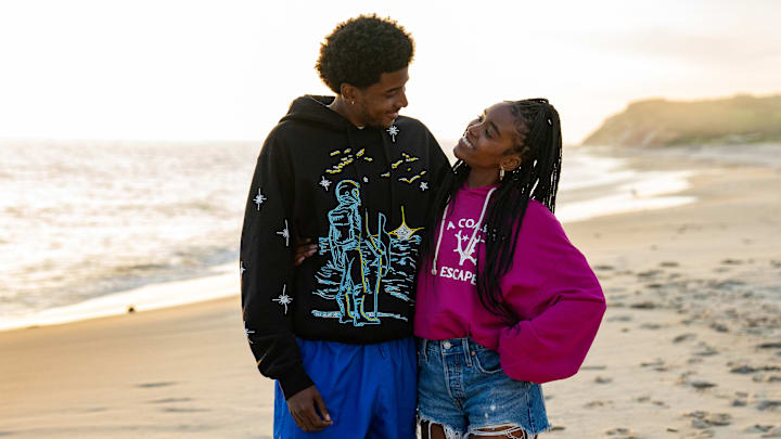(L to R) Michael Cooper Jr. as Justin Edwards and Lovie Simone as Keisha Clark in Episode 105 of Forever