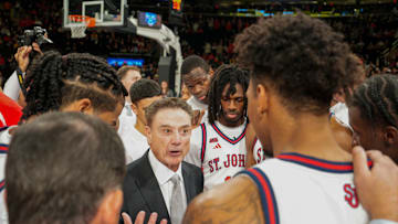 Bad Boy Mower Series - New York: Michigan v St. John's; St. John's basketball head coach Rick Pitino