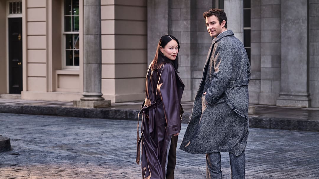 Bridgerton. (L to R) Yerin Ha, Luke Thompson of Bridgerton. Cr. Gavin Bond/Netflix © 2024