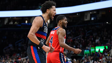 Mar 29, 2024; Washington, District of Columbia, USA; Detroit Pistons guard Cade Cunningham (2): Reggie Hildred-Imagn Images