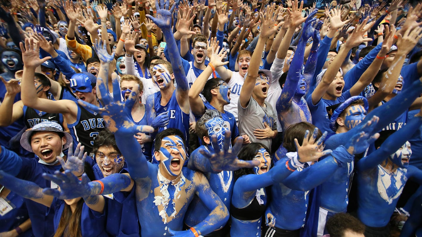 Big Ten Team Objects to Duke Basketball&rsquo;s Top Student Section Ranking