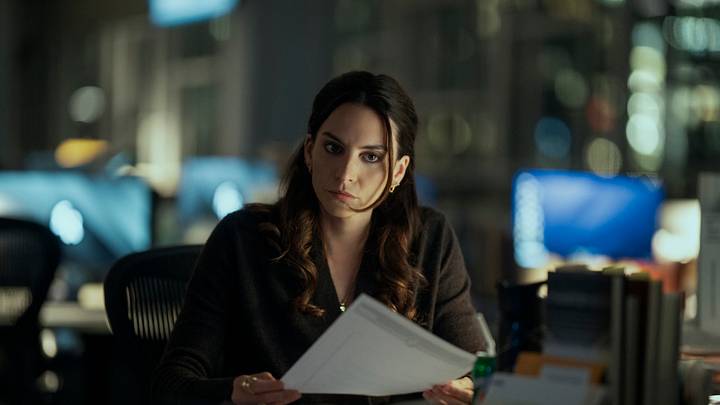 The Night Agent. Genesis Rodriguez as Isabel in episode 302 of The Night Agent