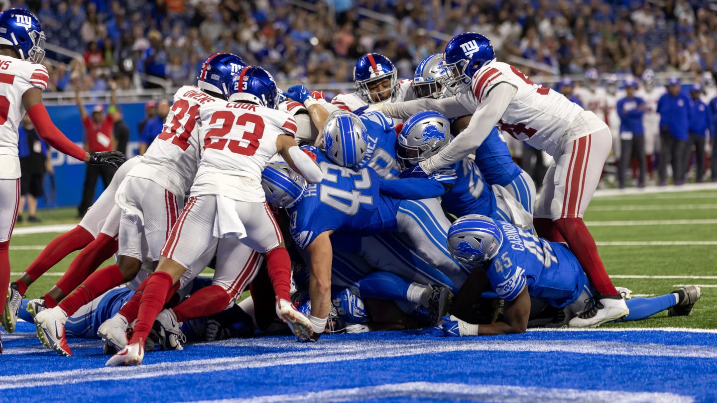 Giants, Lions Fined by NFL for Multiple Fights During Joint Practices