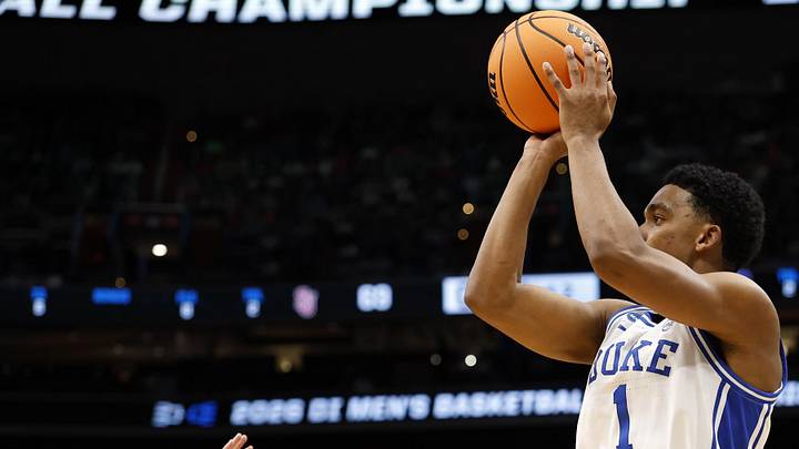 Duke Blue Devils guard Caleb Foster (1)