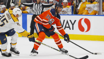 The Predators head to Edmonton to take on the Oilers in Thursday night NHL action.