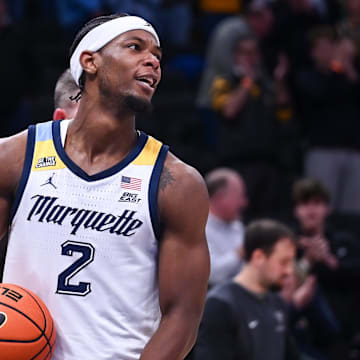 Marquette is a huge underdog against Purdue in Saturday's college basketball action.