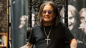 Ozzy Osbourne Signs Copies Of His Album "Patient Number 9"