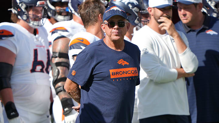 Denver Broncos head coach Sean Payton