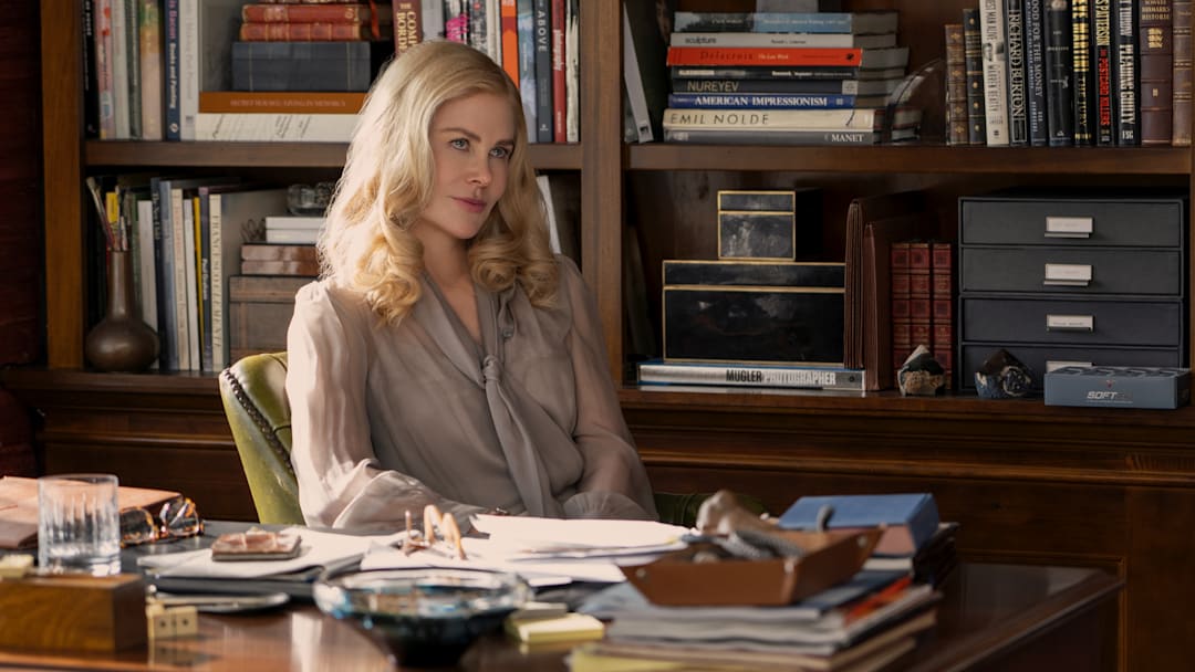 The Perfect Couple. Nicole Kidman as Greer Winbury in episode 101 of The Perfect Couple. Cr. Seacia Pavao/Netflix © 2024