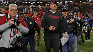 Alabama head coach Kalen DeBoer