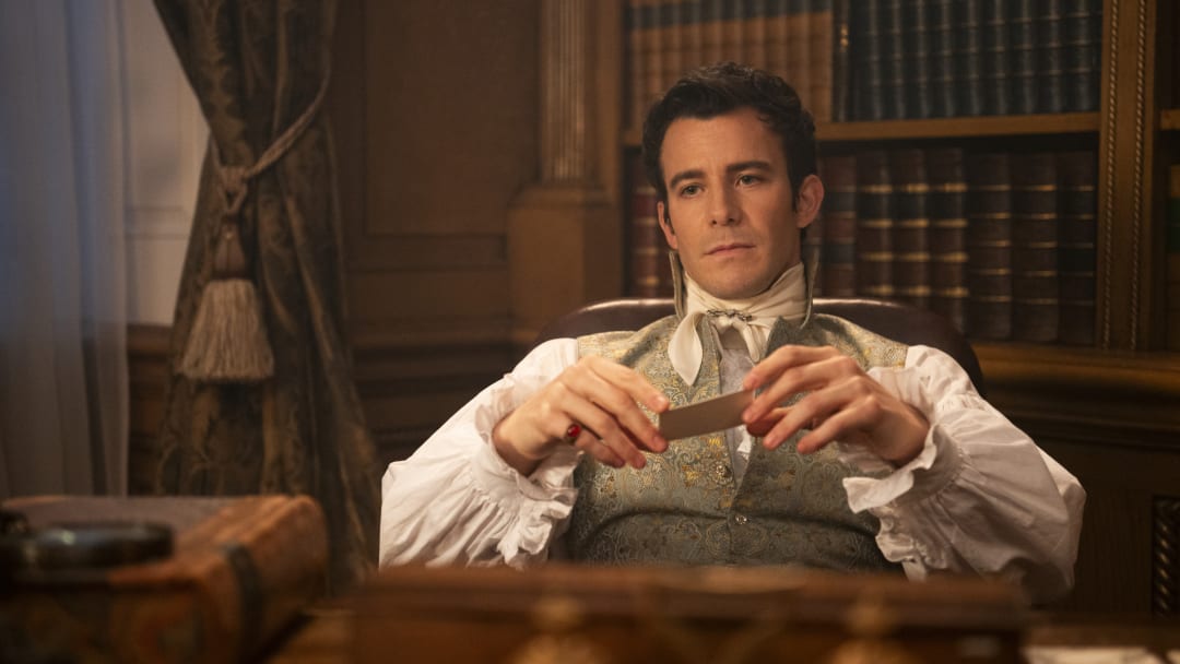 Bridgerton. Luke Thompson as Benedict Bridgerton in episode 307 of Bridgerton. Cr. Liam Daniel/Netflix © 2024