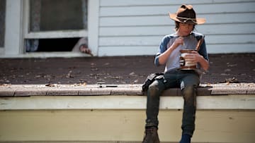 Carl Grimes (Chandler Riggs) - The Walking Dead _ Season 4, Episode 9 - Photo Credit: Gene Page/AMC